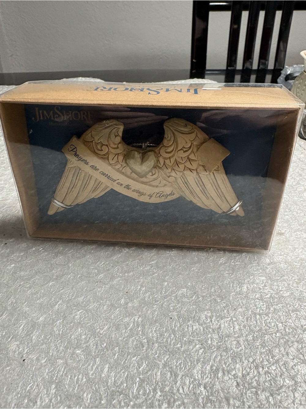 Jim Shore Heartwood Creek angel wings ornament